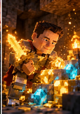 Craft Sword Elon world scene 5
